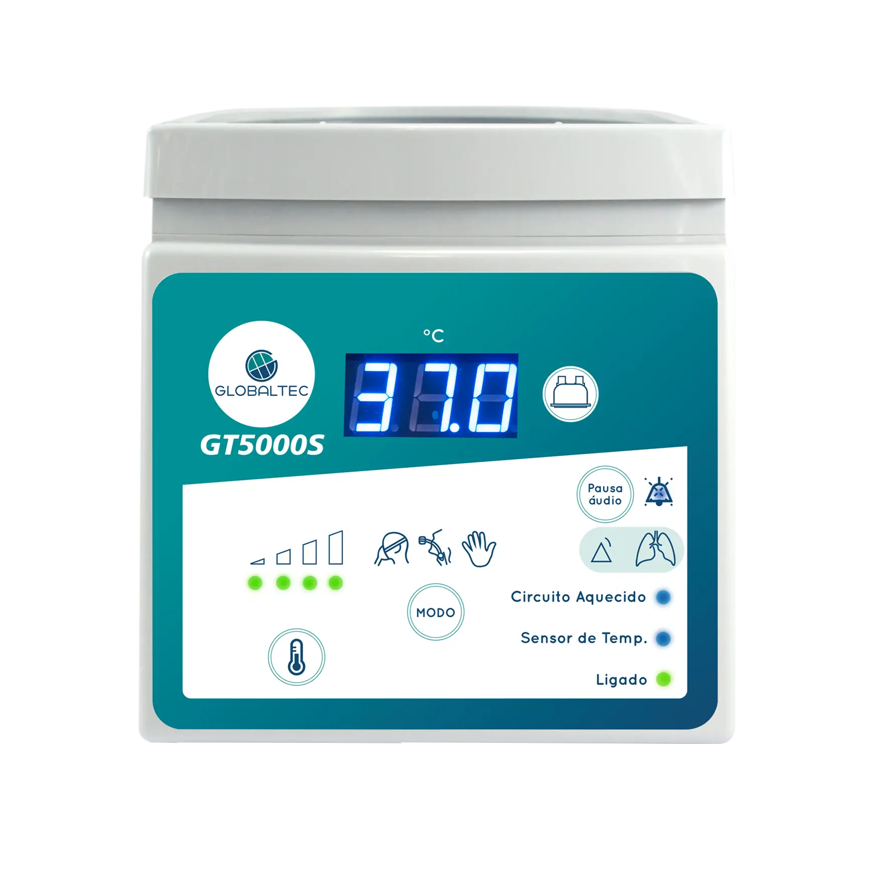 Umidificador Aquecido GT5000s Umidificador Aquecido Servocontrolado GT5000s